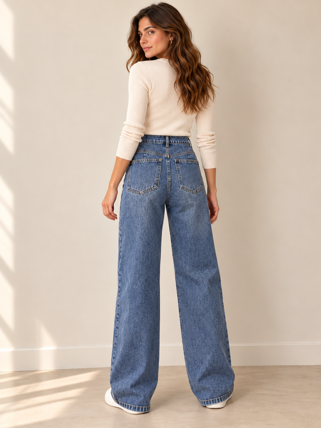 JEANS ANCHOS BOTONES
