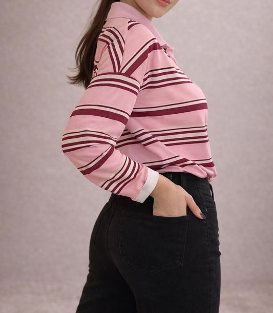 Camisa de manga larga estampada