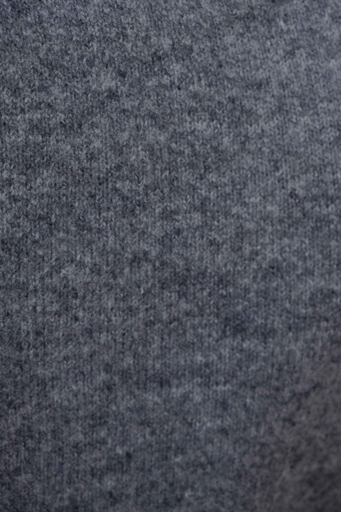 Chaleco de punto gris