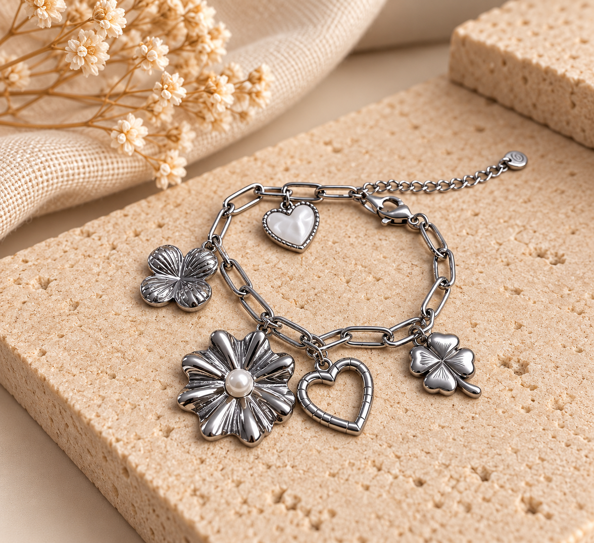 Pulsera flores