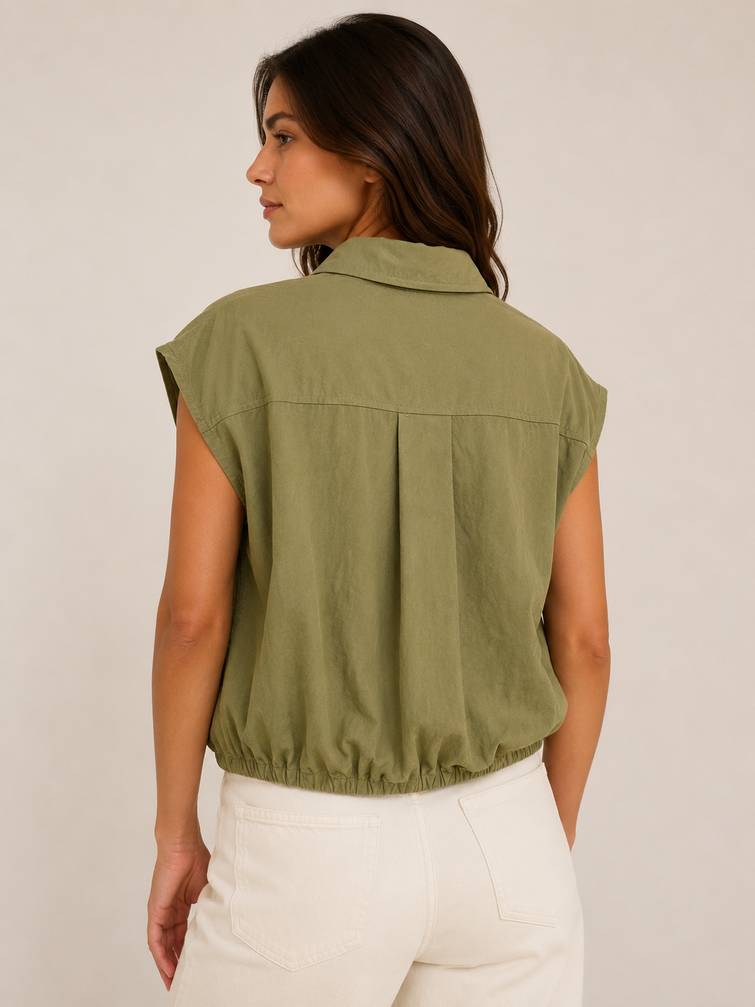 TOP CHALECO BOTONES