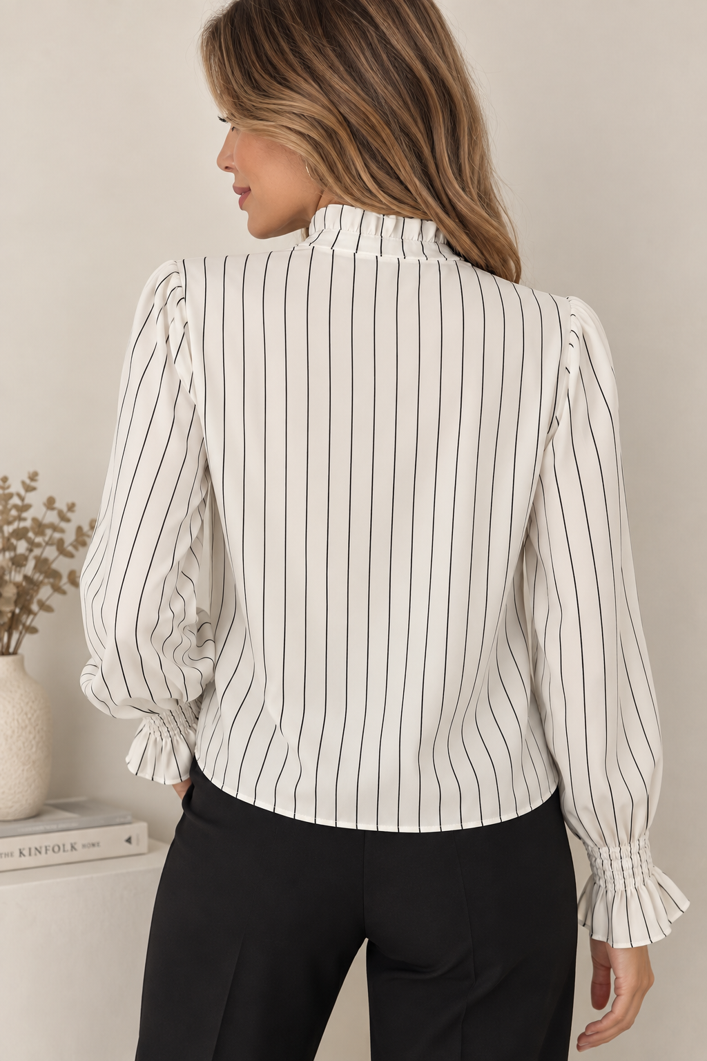 Blusa con volantes