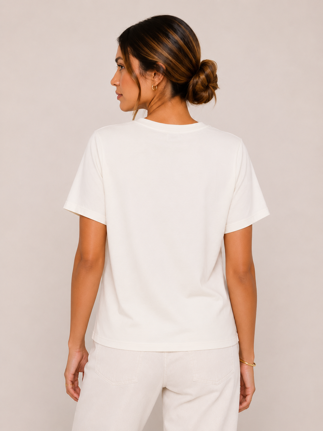CAMISETA BASICA BORDADA