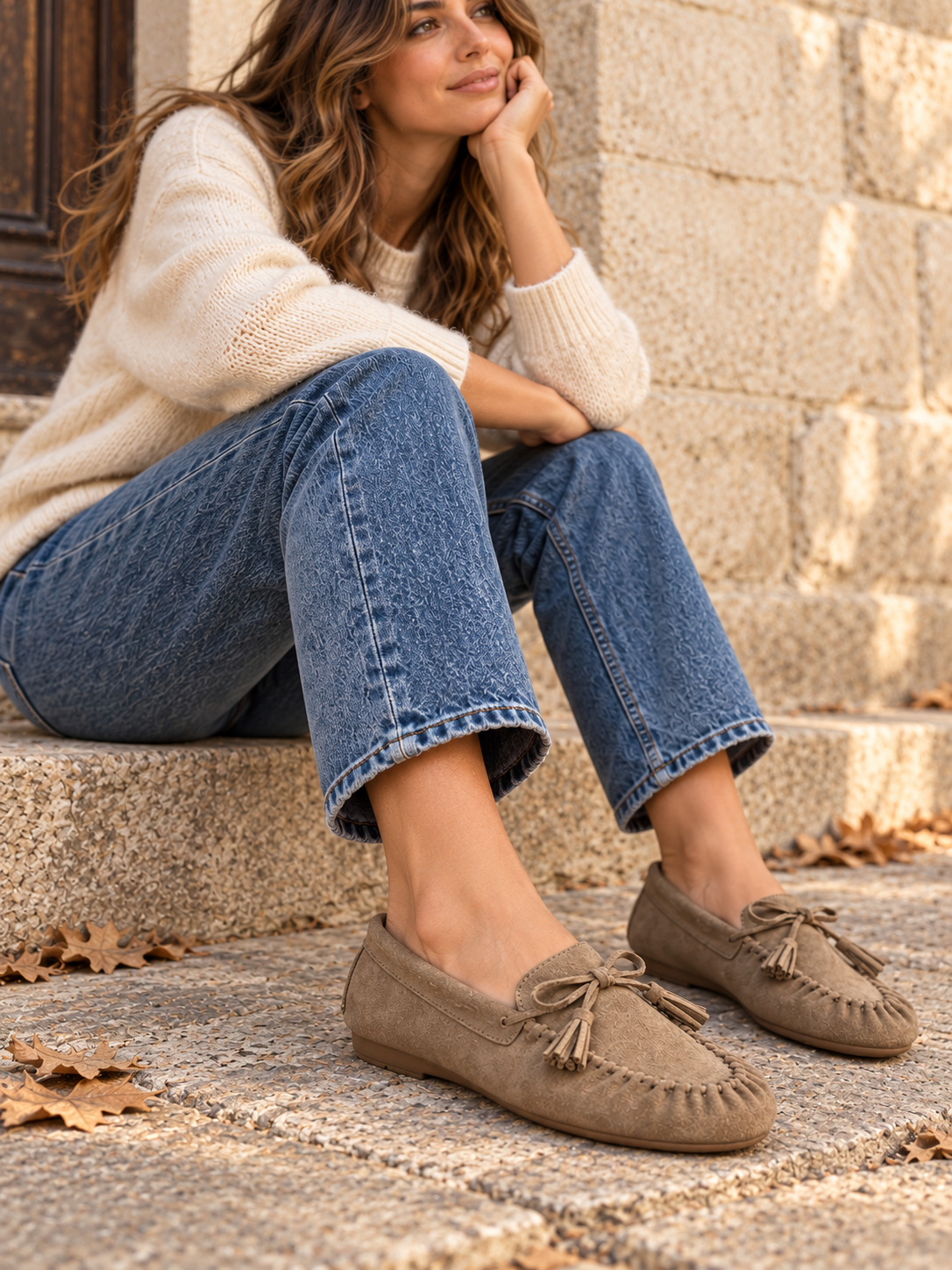 MOCASINES FRUNCIDOS