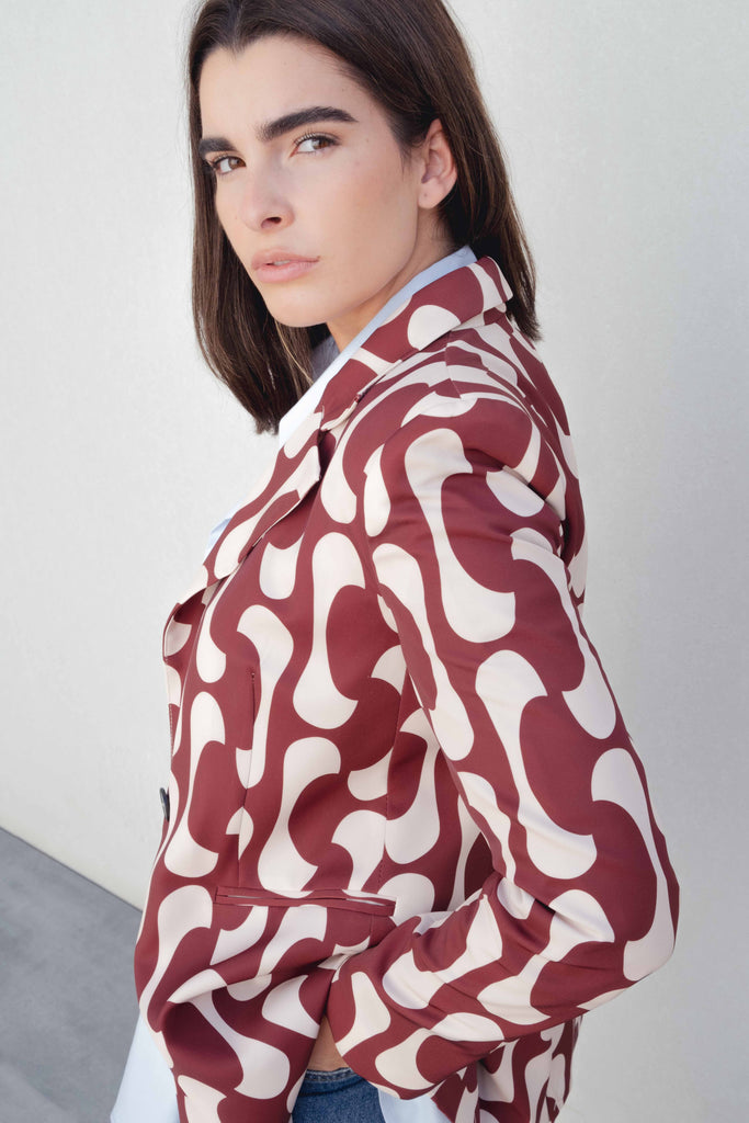 BLAZER ESTAMPADA
