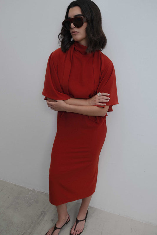 VESTIDO MIDI LAZADA