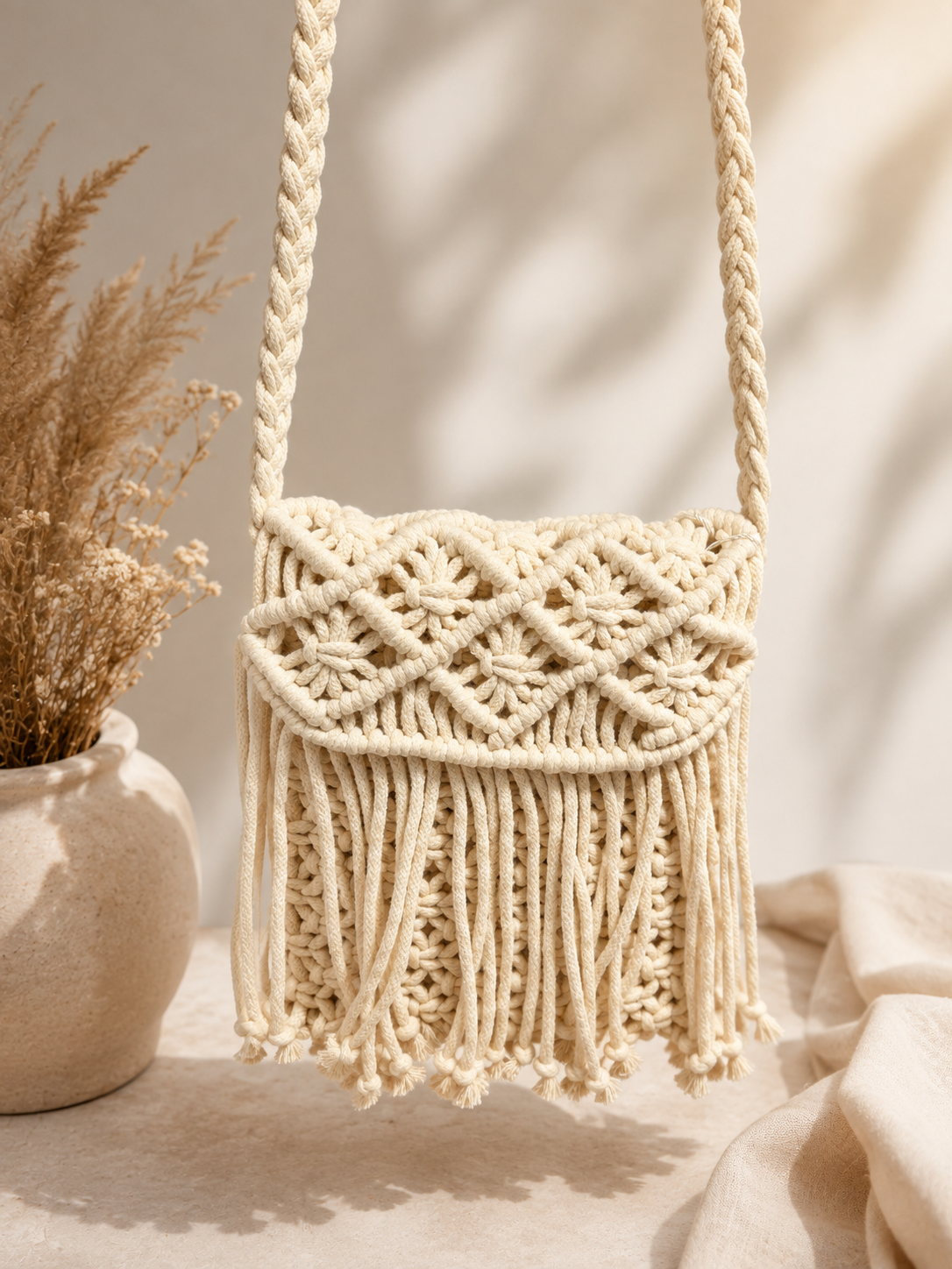 Bolso bandolera croché