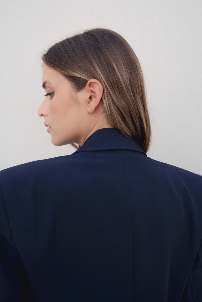 BLAZER CRUZADA BOTONES DORADOS