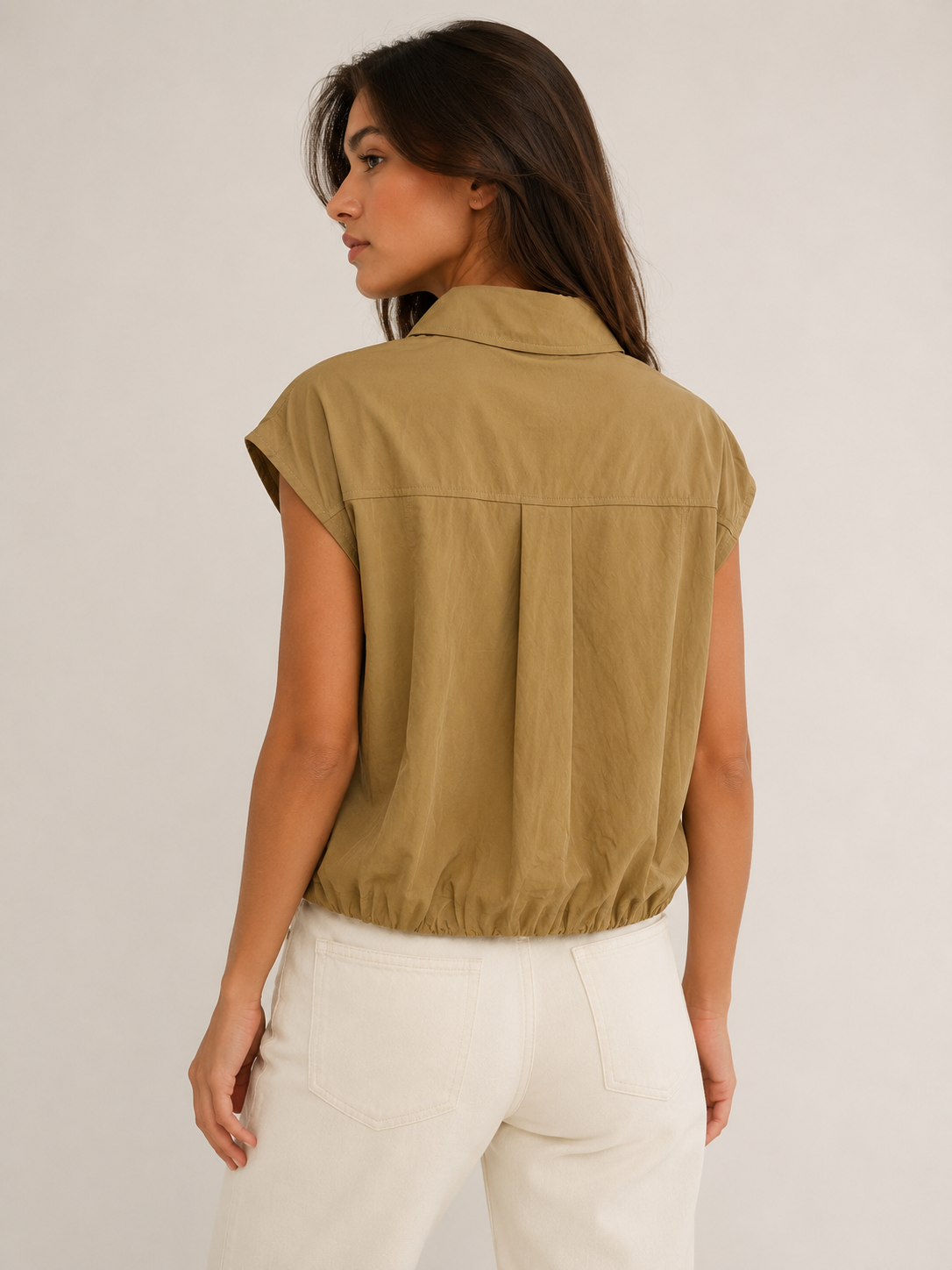 TOP CHALECO BOTONES
