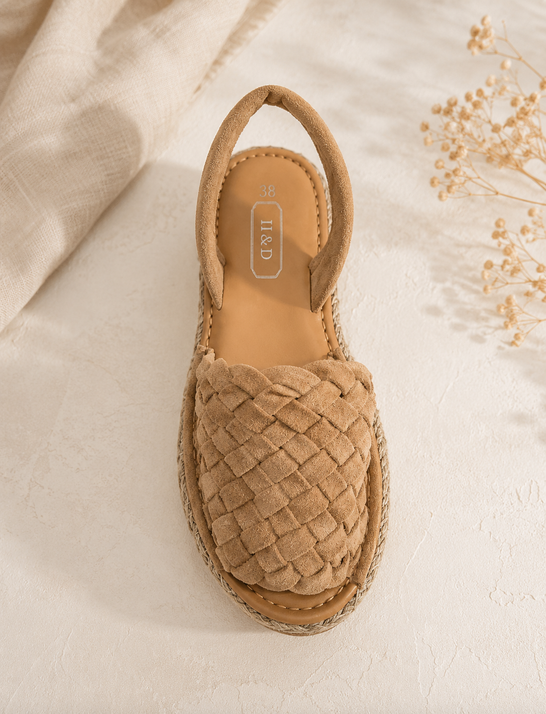 SANDALIAS ESPARTO PLATAFORMA