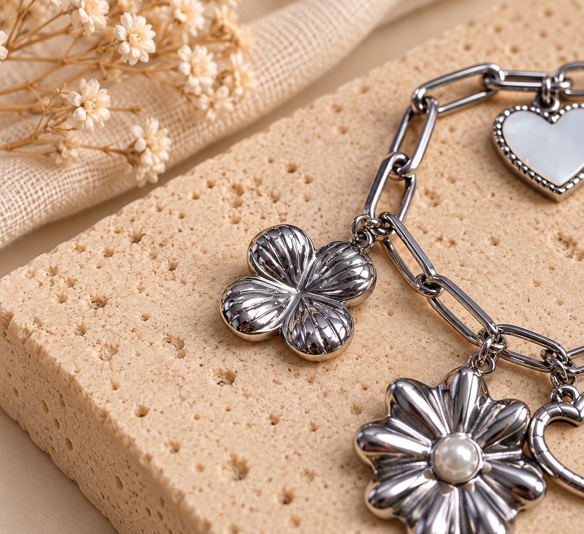 Pulsera flores