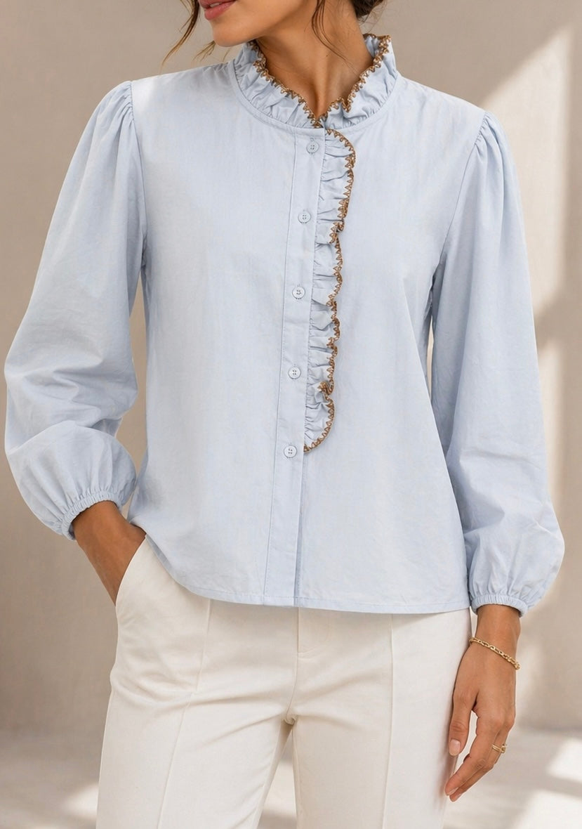 BLUSA NINA AZUL