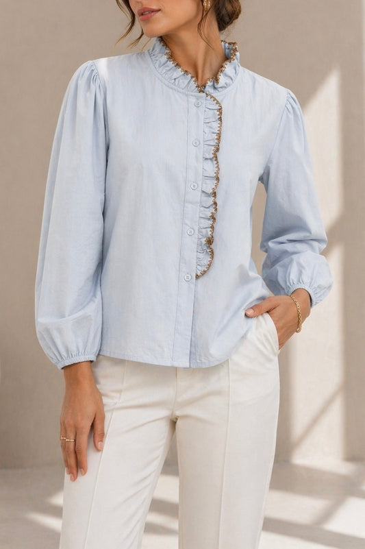 BLUSA NINA AZUL