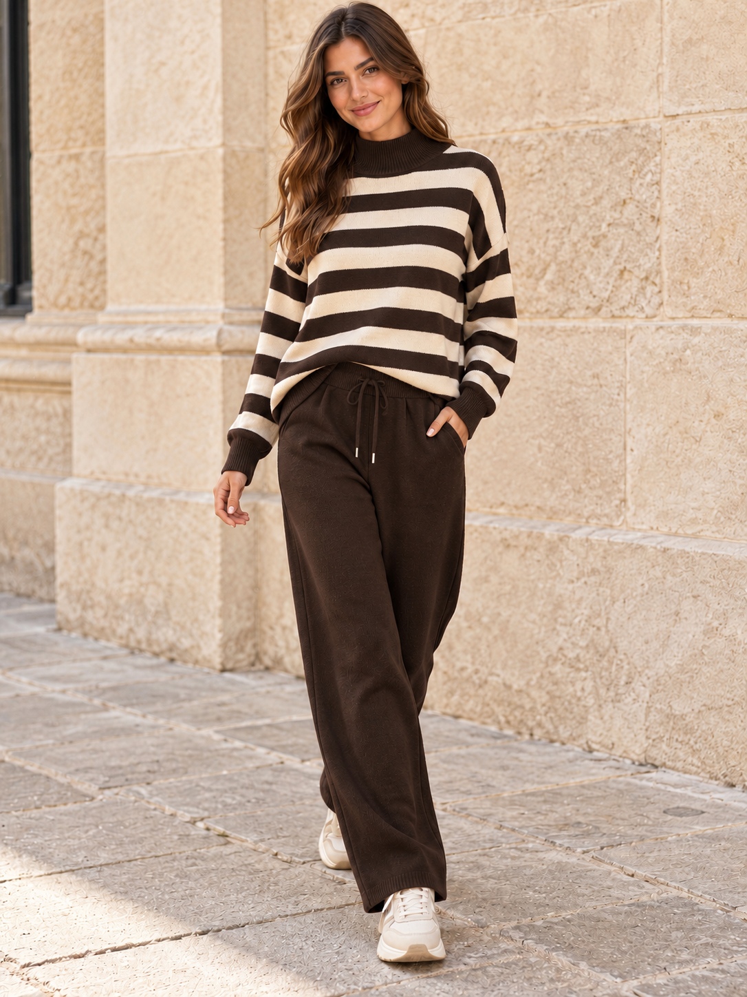 CONJUNTO DE PUNTO CUELLO SUBIDO