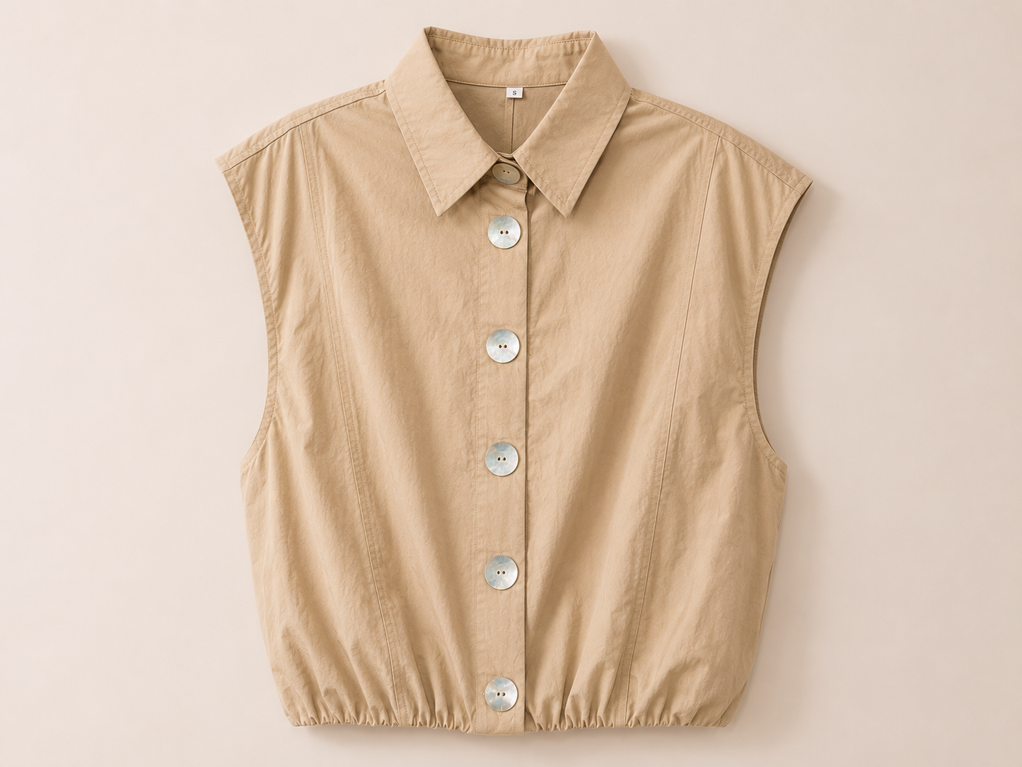 TOP CHALECO BOTONES