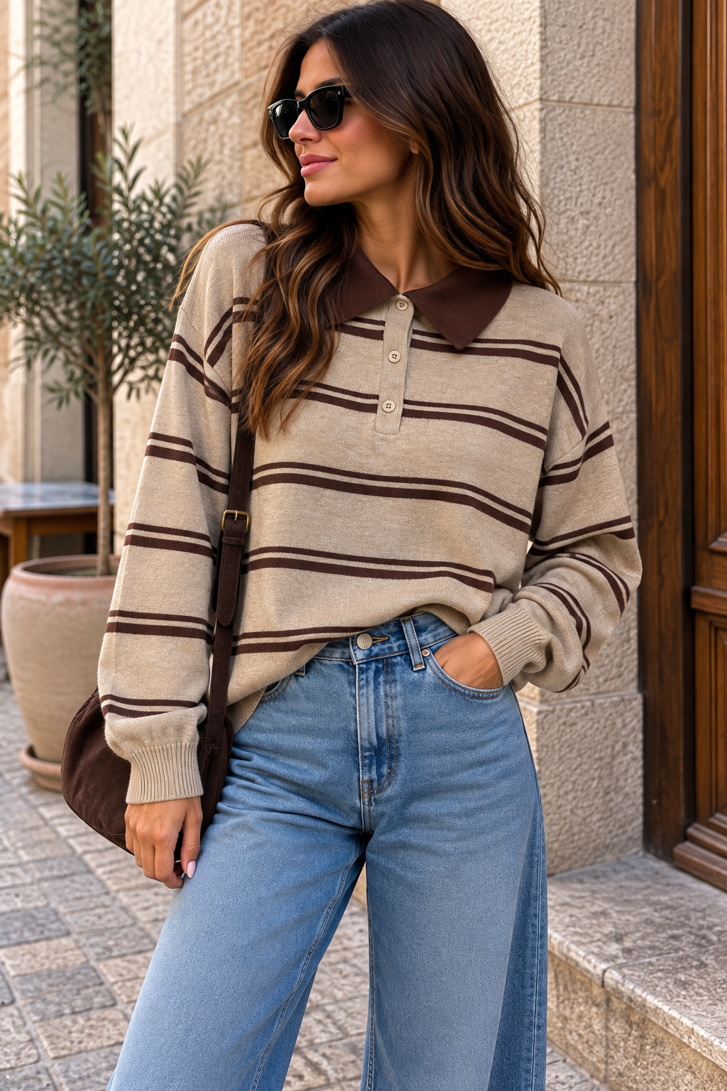 JERSEY CUELLO POLO RAYAS