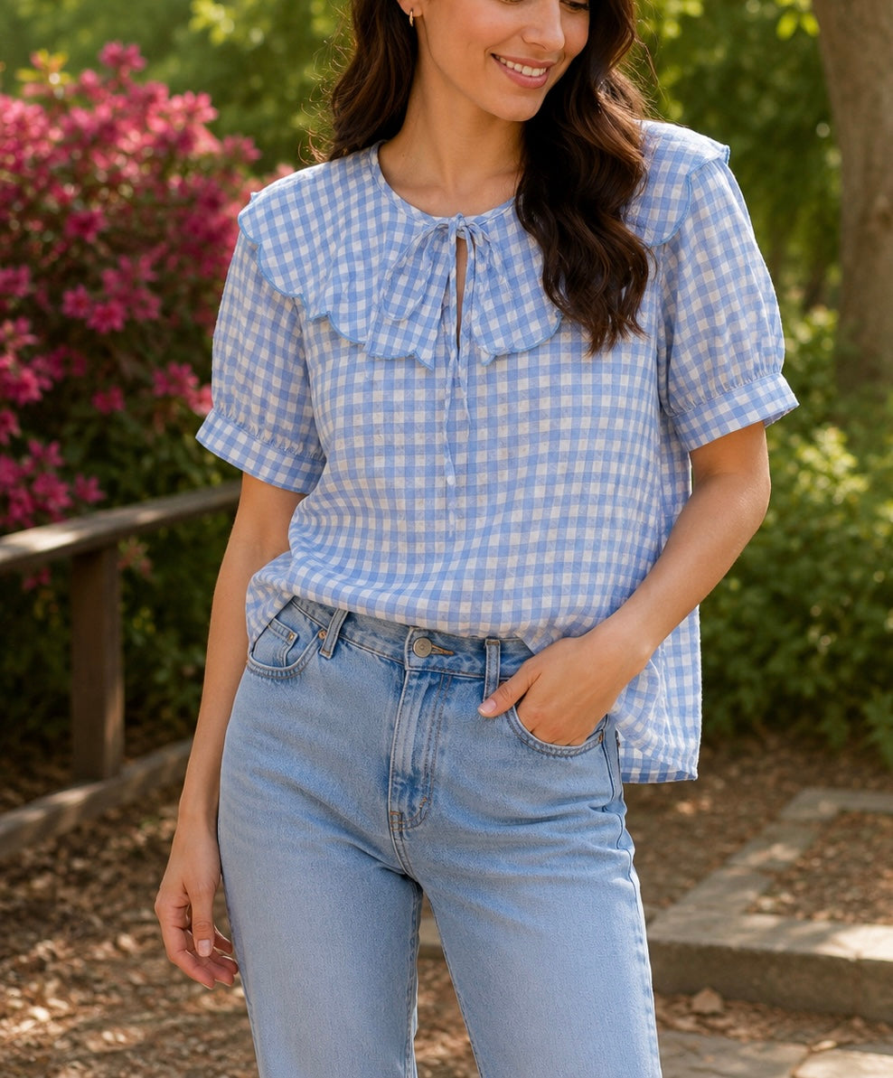 BLUSA CUADROS VICHY