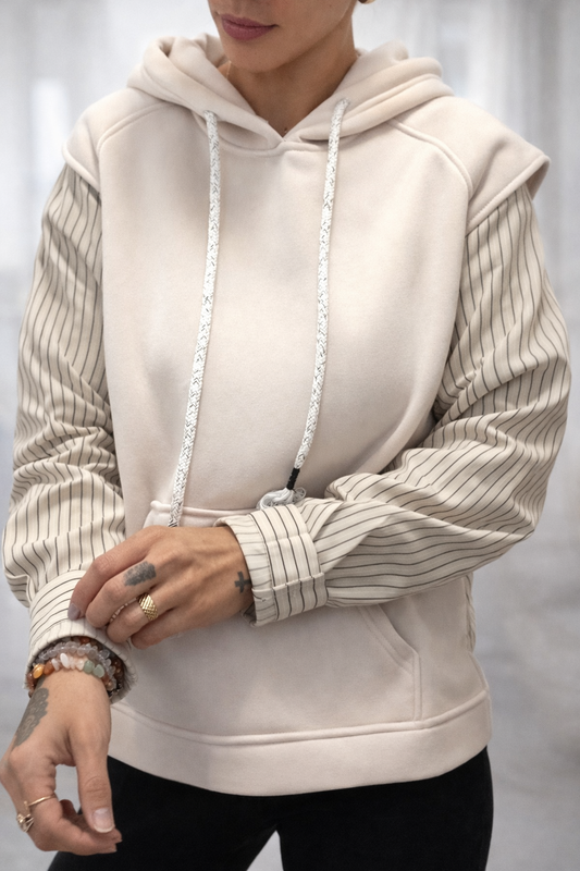 SUDADERA EFECTO CAMISA