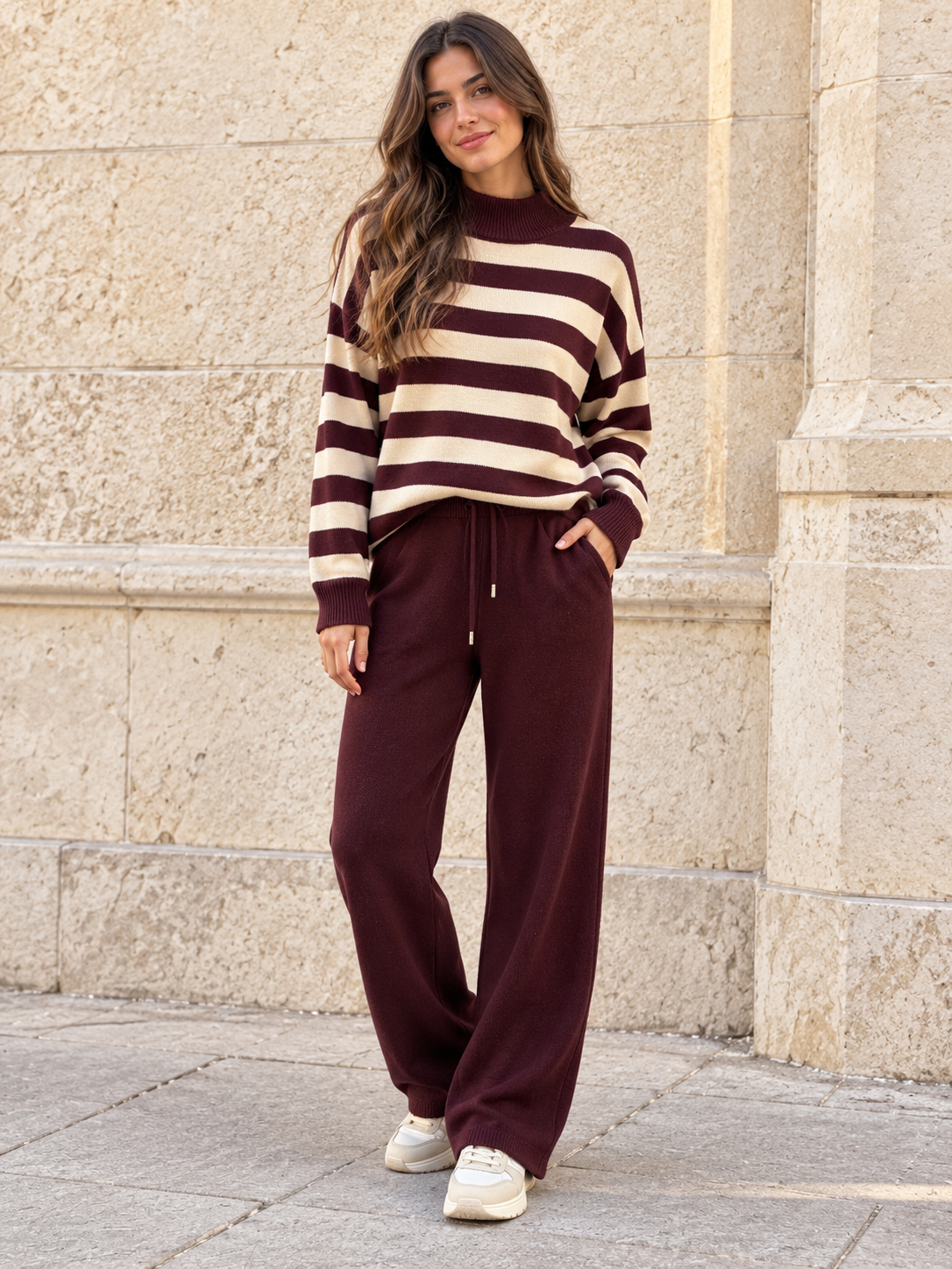 CONJUNTO DE PUNTO CUELLO SUBIDO