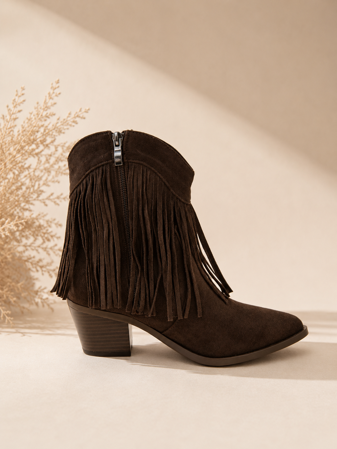 BOTAS COW CON FLECOS
