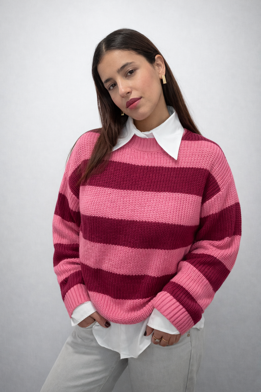 JERSEY DE RAYAS PINK