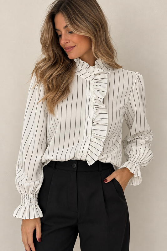 Blusa con volantes