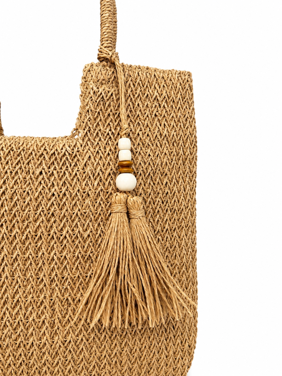 BOLSO RAFIA XL TAUPE