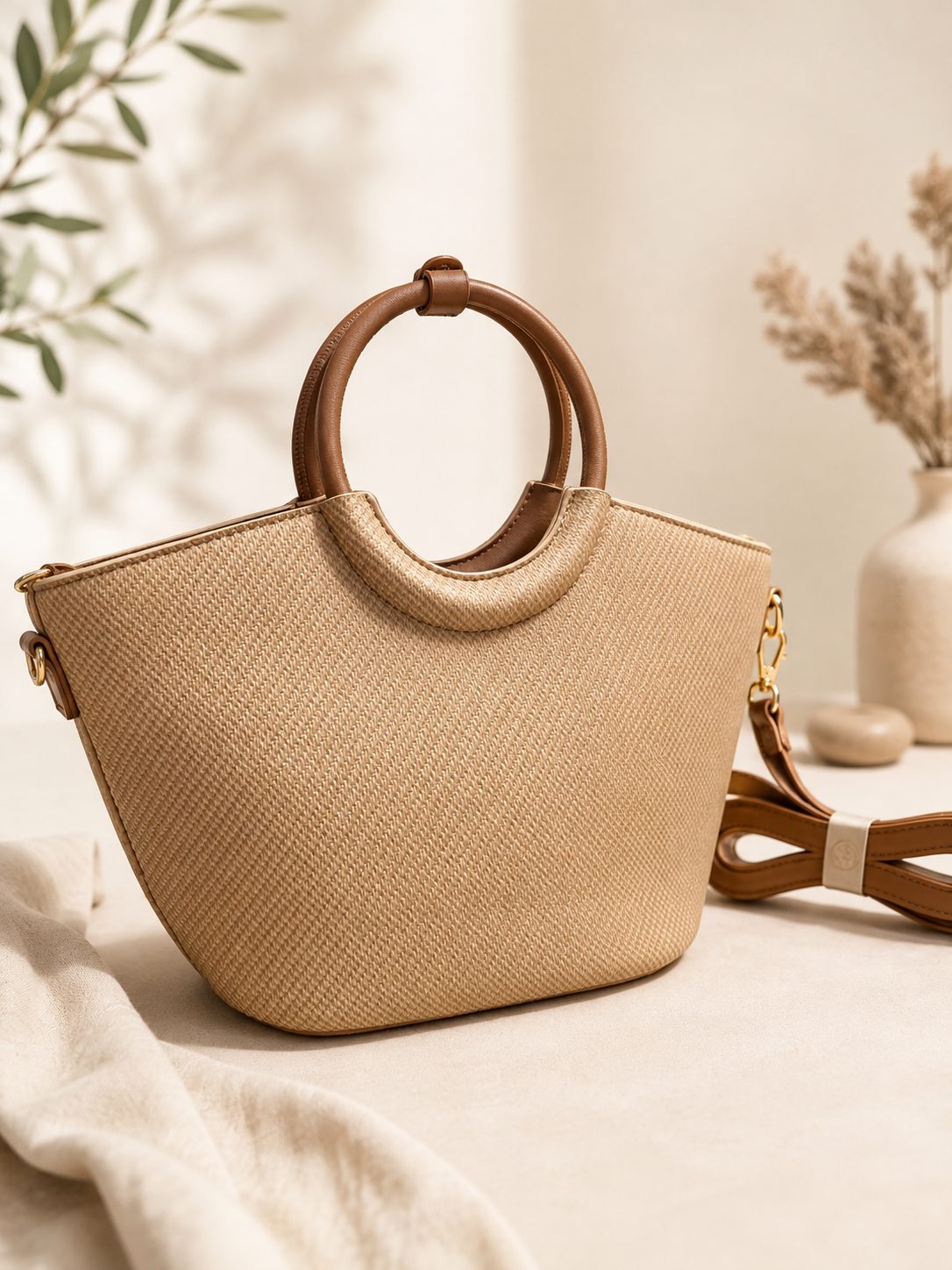 BOLSO COLOR TAUPE