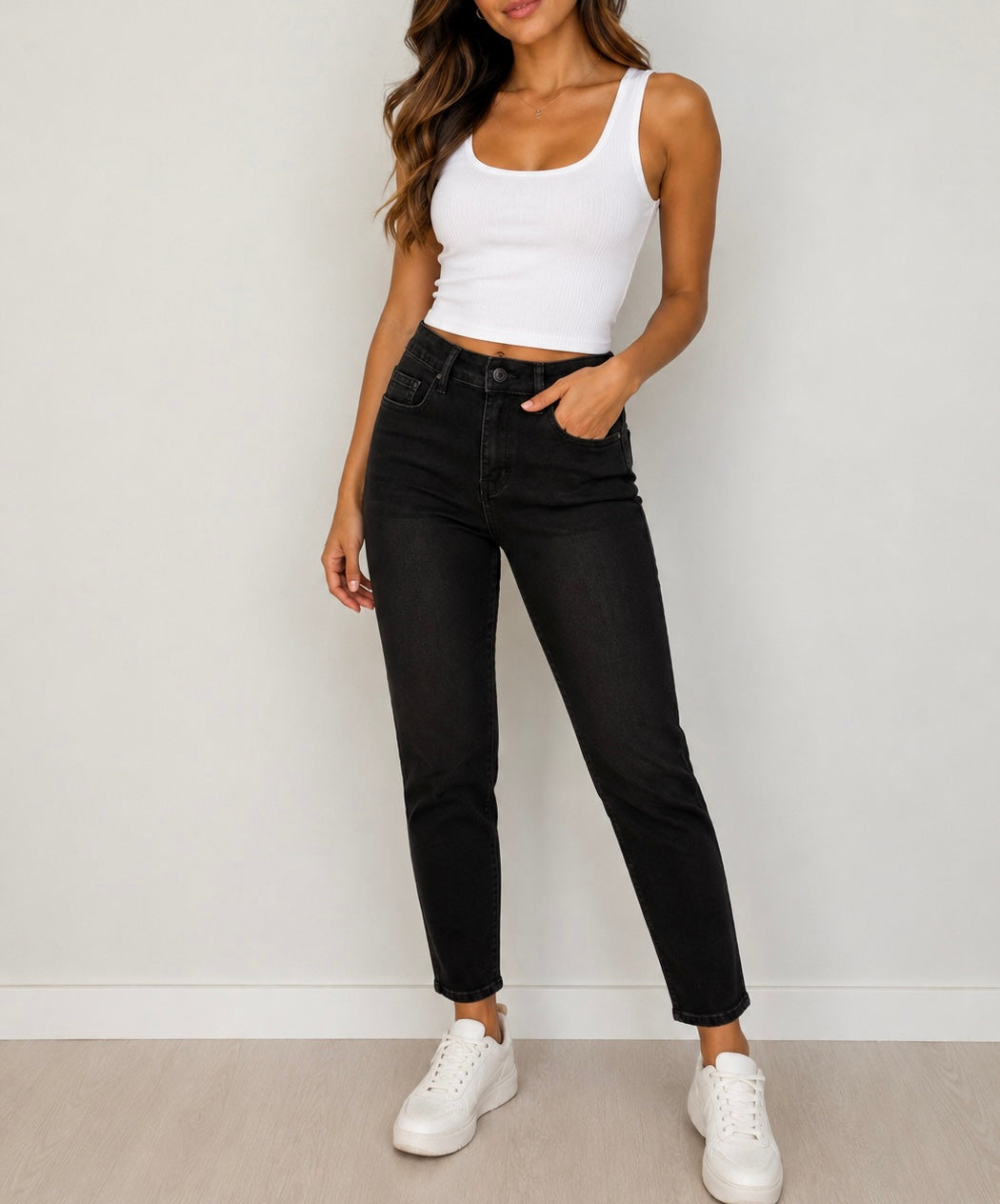 JEANS SKYNNY NEGRO