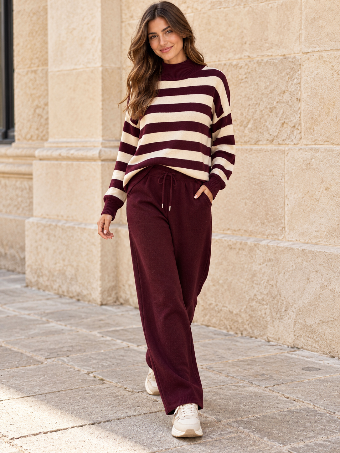CONJUNTO DE PUNTO CUELLO SUBIDO