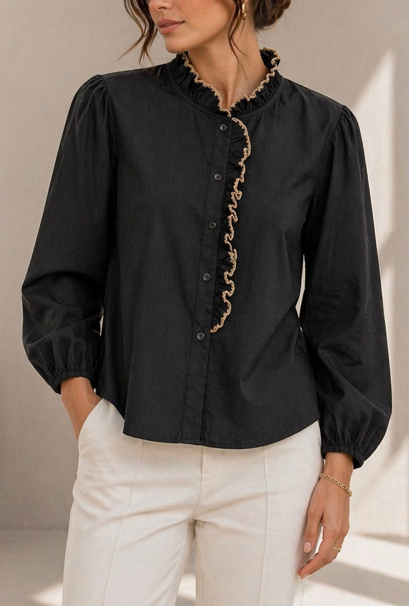 BLUSA NINA NEGRO