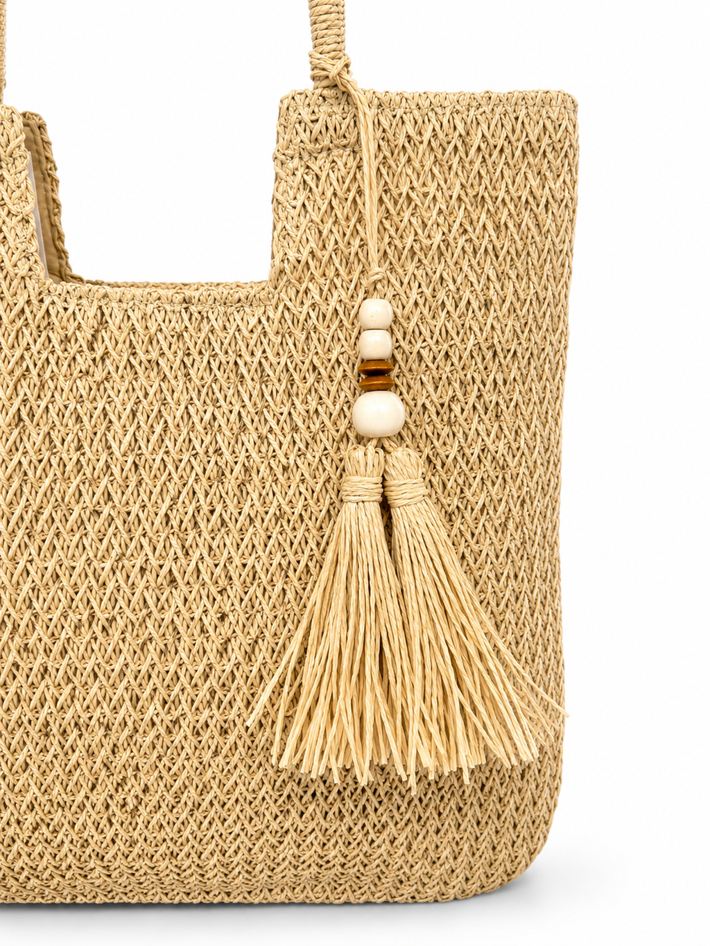BOLSO RAFIA XL COLOR CRUDO