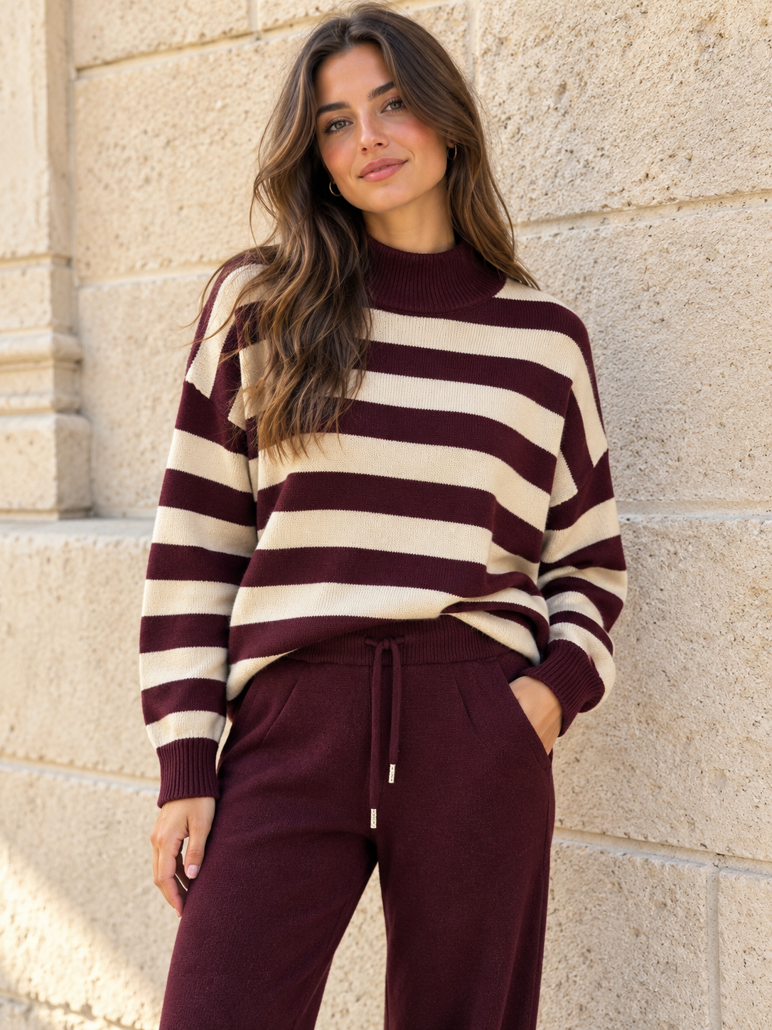 CONJUNTO DE PUNTO CUELLO SUBIDO