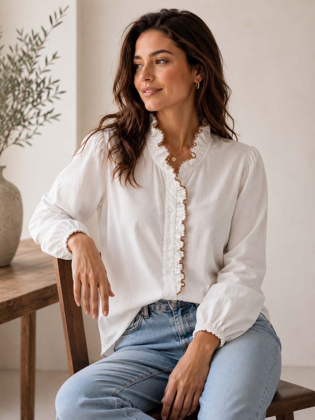 BLUSA NINA BLANCA