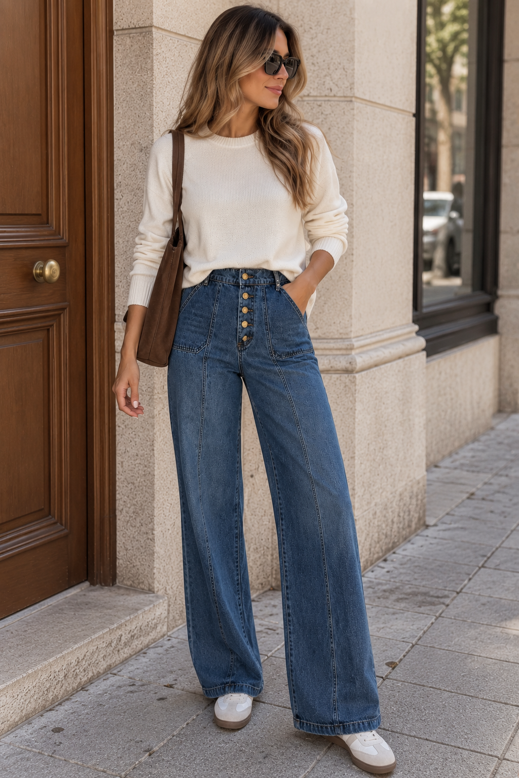 JEANS BOTONES