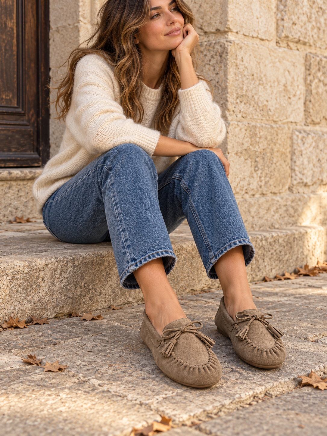 MOCASINES FRUNCIDOS