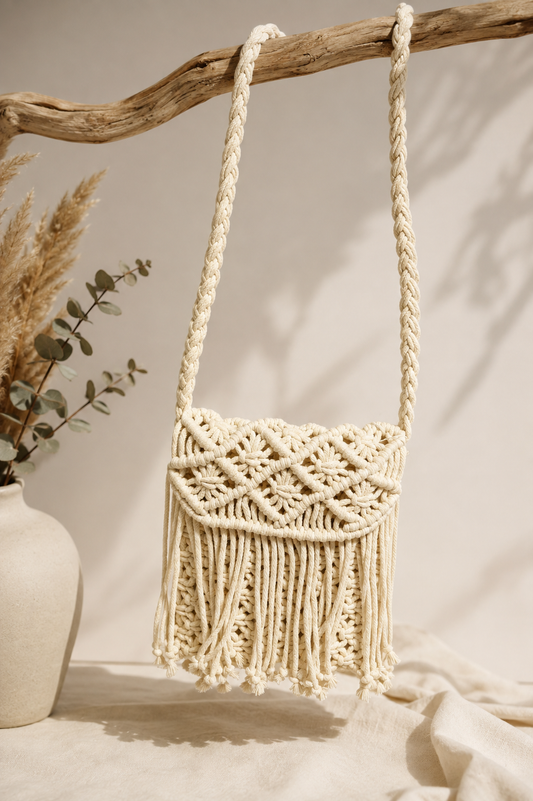 Bolso bandolera croché