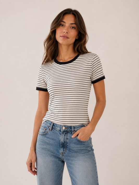 CAMISETA ALGODÓN RAYAS