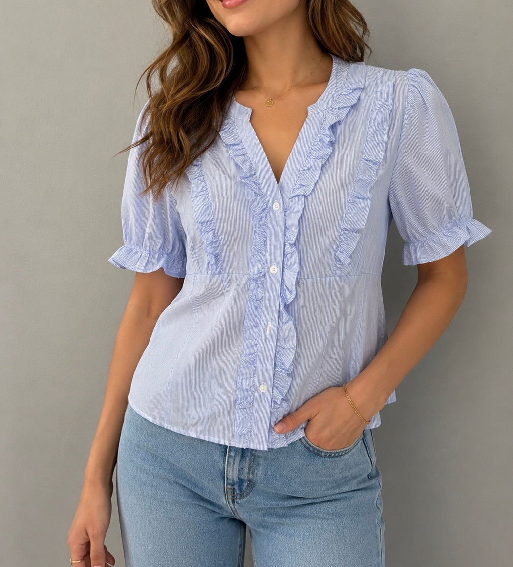 BLUSA LUNA AZUL