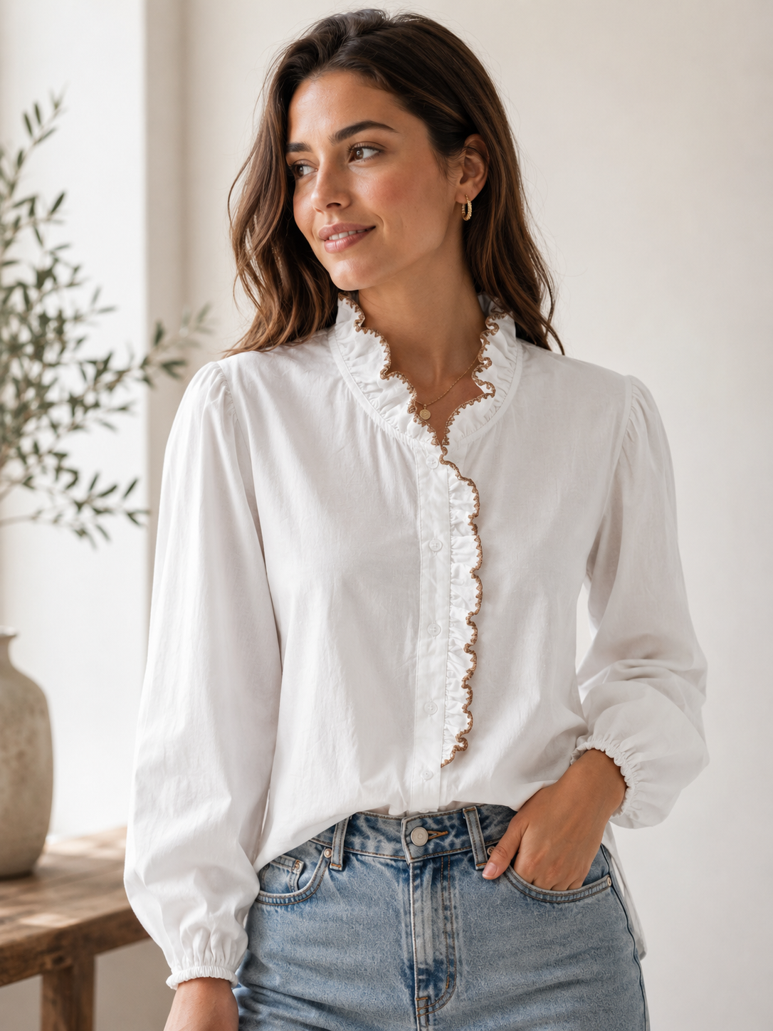BLUSA NINA BLANCA
