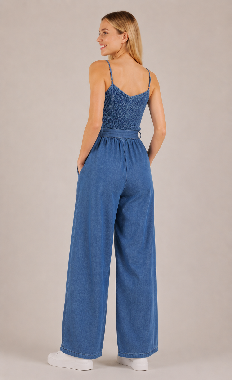 MONO LARGO EFECTO DENIM