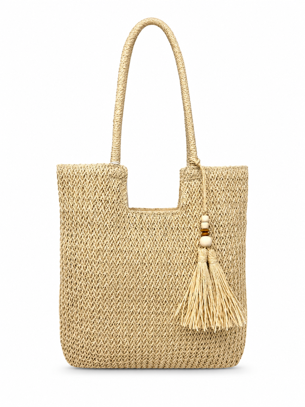 BOLSO RAFIA XL COLOR CRUDO