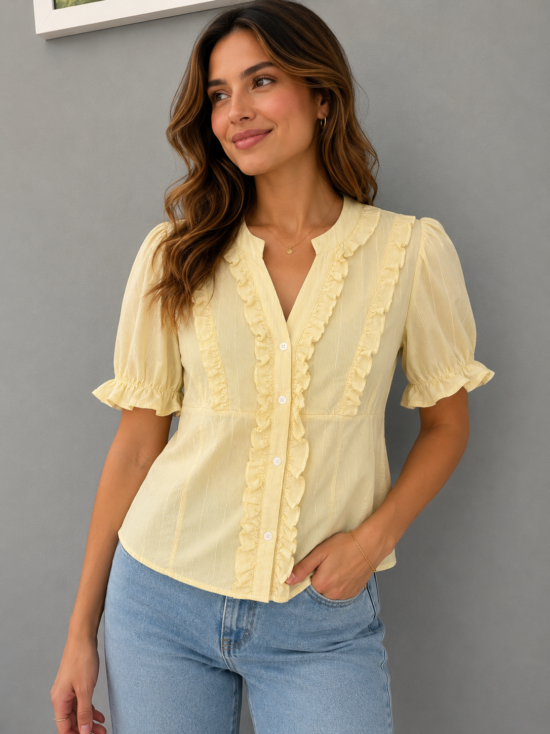 BLUSA LUNA AMARILLO