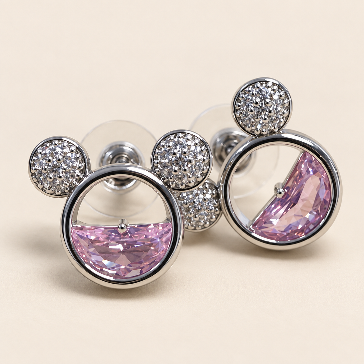 PENDIENTES DE ACERO CON DETALLES
