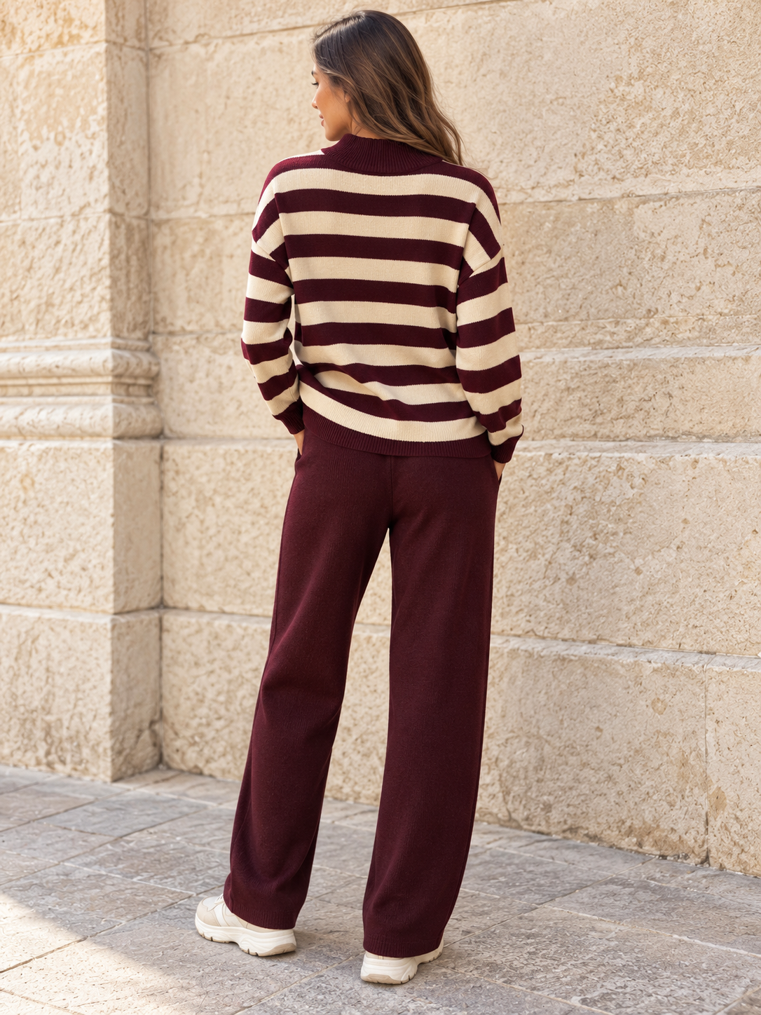CONJUNTO DE PUNTO CUELLO SUBIDO