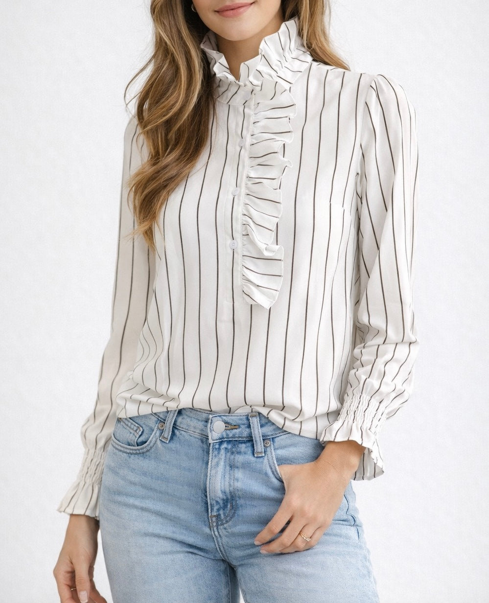 Blusa con volantes