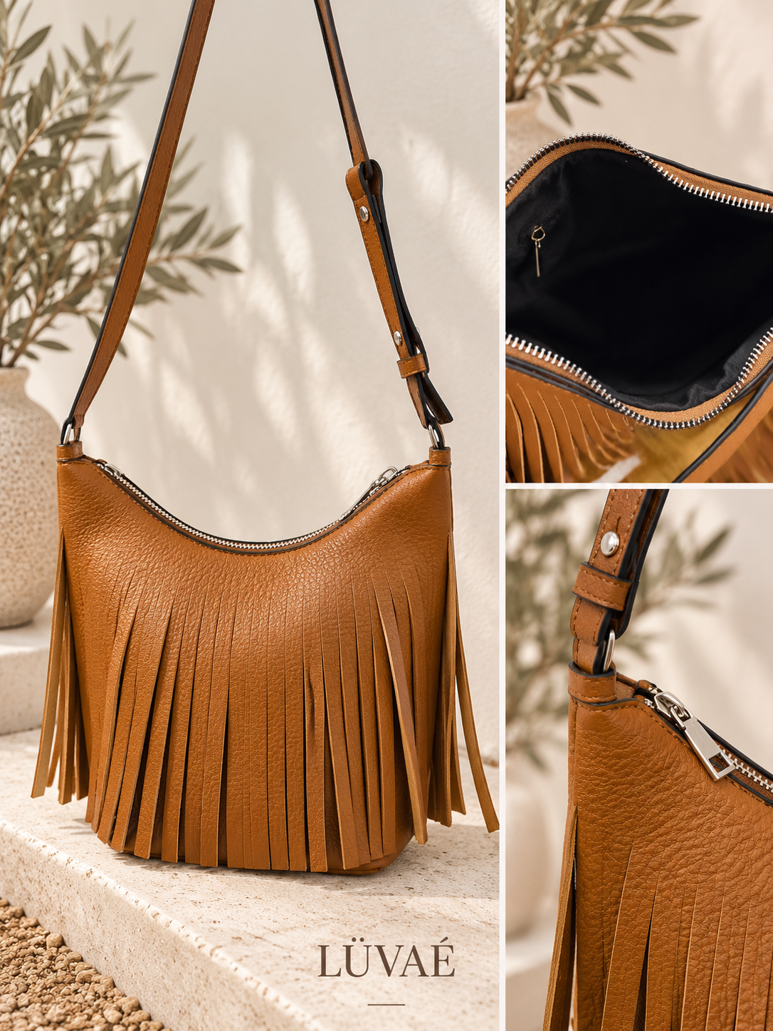 BOLSO BANDOLERA CON FLECOS