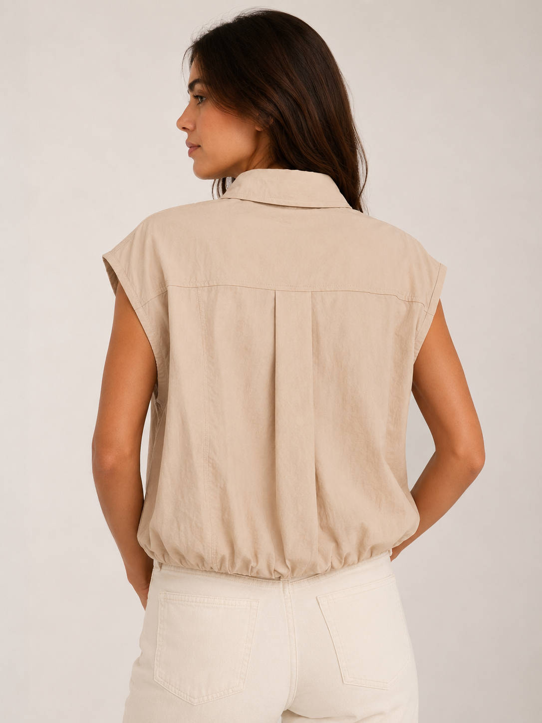 TOP CHALECO BOTONES