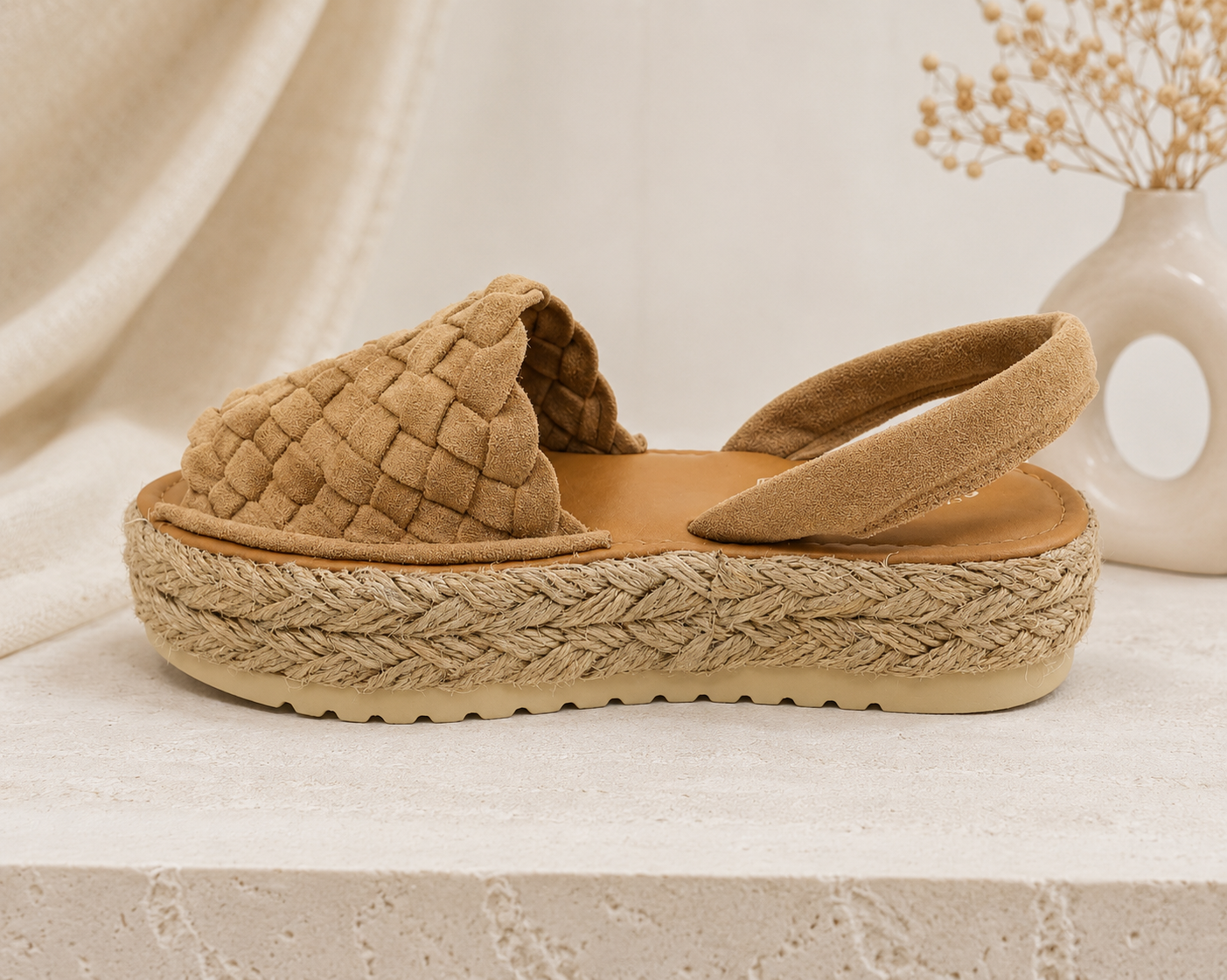SANDALIAS ESPARTO PLATAFORMA