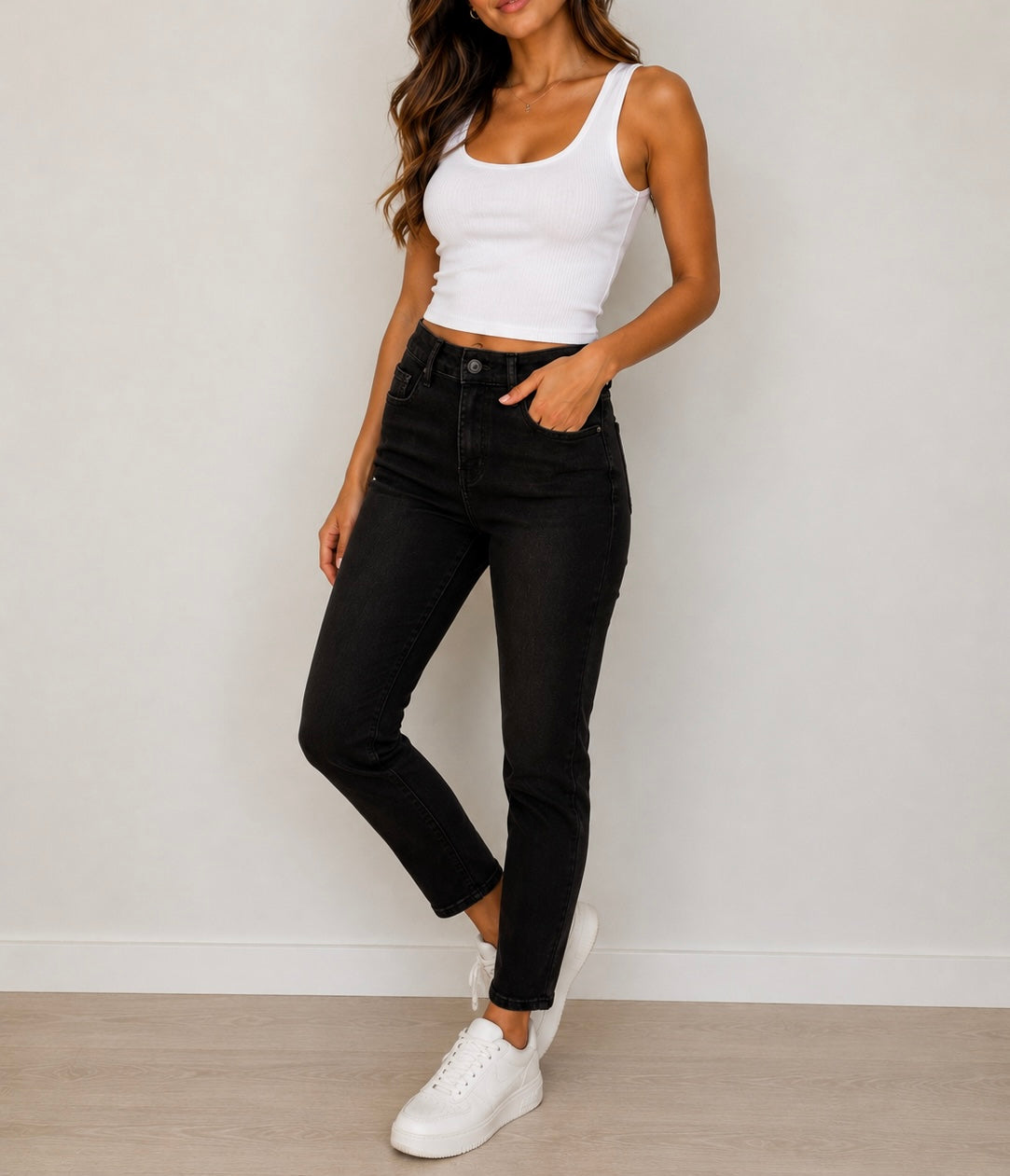 JEANS SKYNNY NEGRO